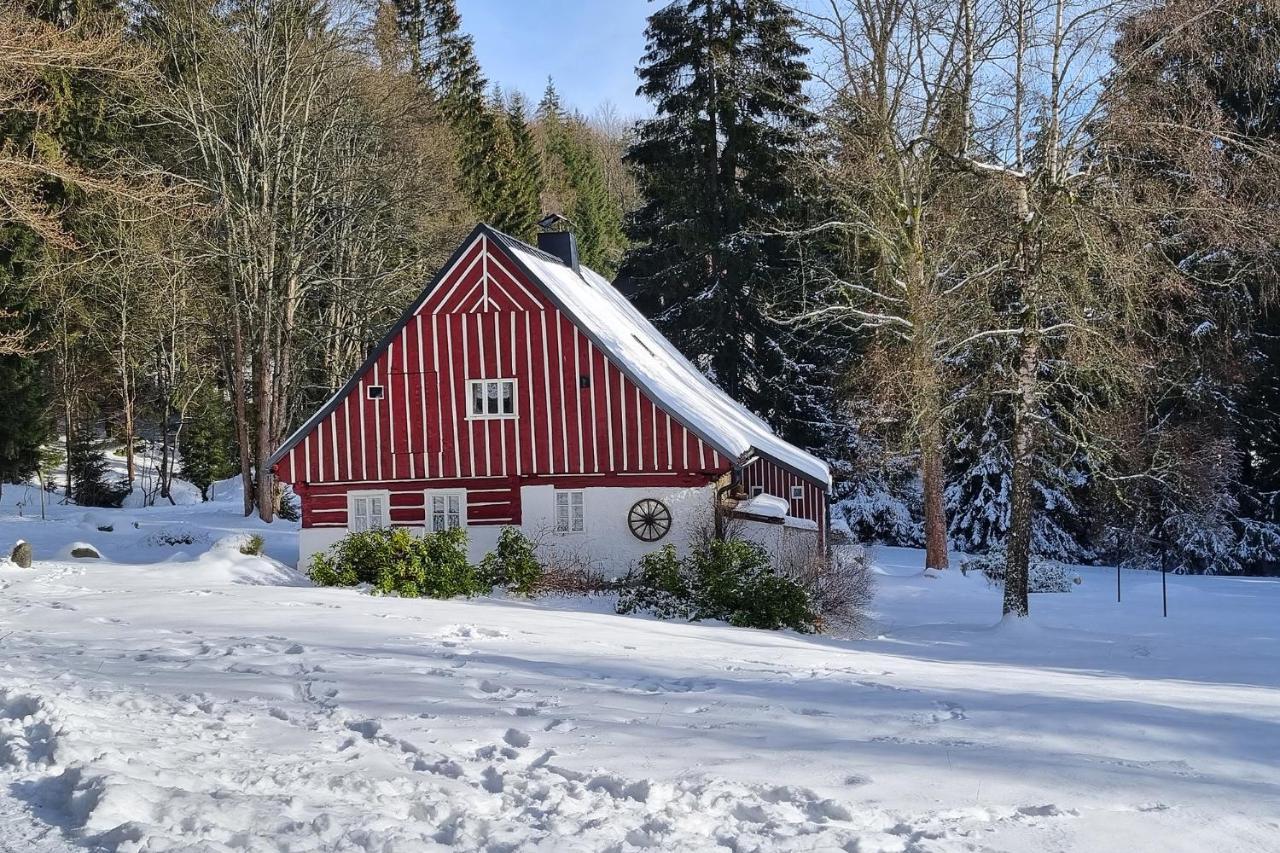 Enjoyharrachov - Atraktivni Slunne Studio Certovka V Centru Harrachova S Garazovym Parkovanim, Wifi-Wlan, Sat, Herni Konzoli, Netflix Zdarma A Nejkrasnejsim Vyhledem Na Certovu Horu S Arealem Skokanskych Mustku A Sjezdovku Екстер'єр фото